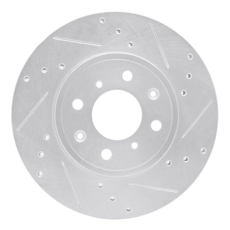 R1 Concepts Honda Fit 2015 - 2020 Front Right Drilled & Slotted Silver Brake Rotor - Part  RNCEDZ - 59038R | rncEDZ - 59038R - JDMuscleSPK986466