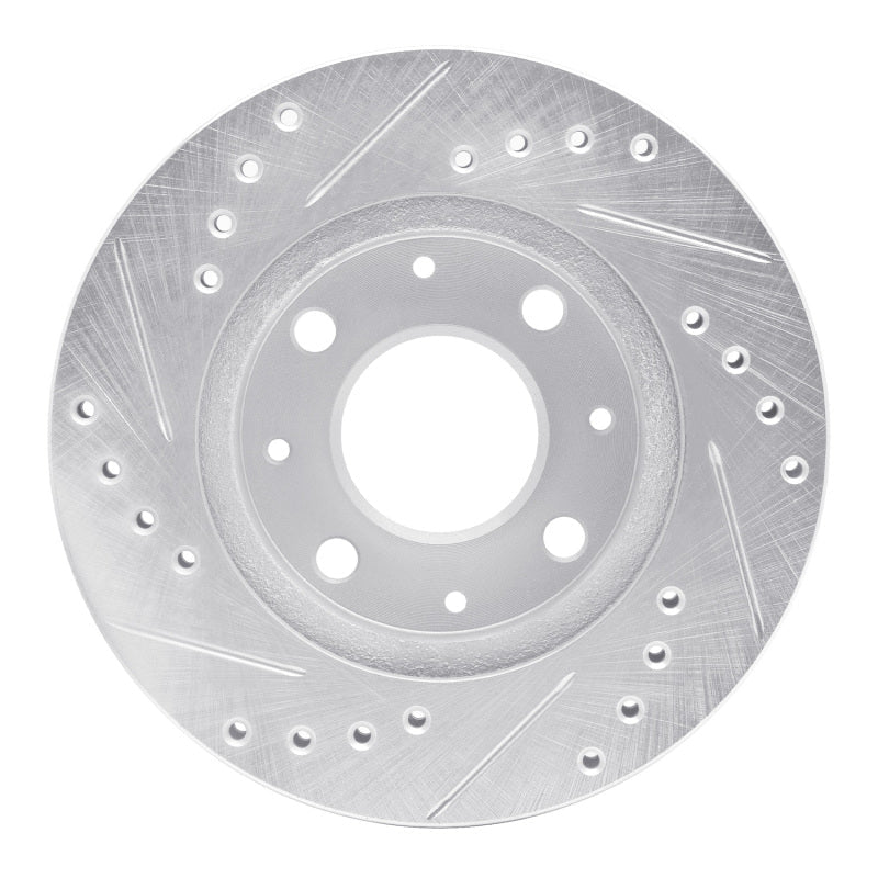 R1 Concepts Honda Insight 1984 - 2006 Front Right Drilled & Slotted Silver Brake Rotor - Part  RNCEDZ - 59005R | rncEDZ - 59005R - JDMuscleSPK986428
