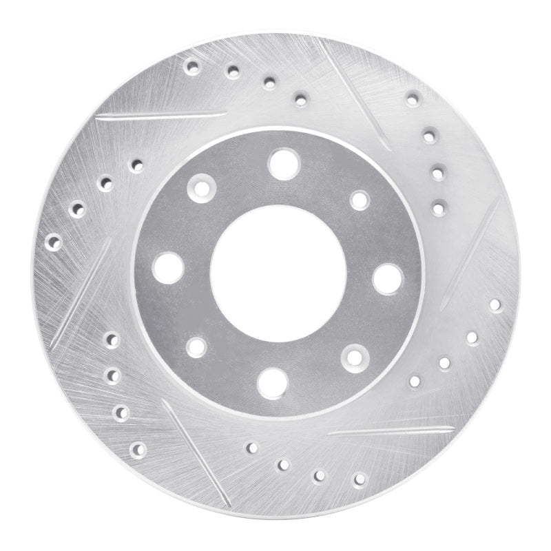 R1 Concepts Honda Insight 1984 - 2006 Front Right Drilled & Slotted Silver Brake Rotor - Part  RNCEDZ - 59005R | rncEDZ - 59005R - JDMuscleSPK986428