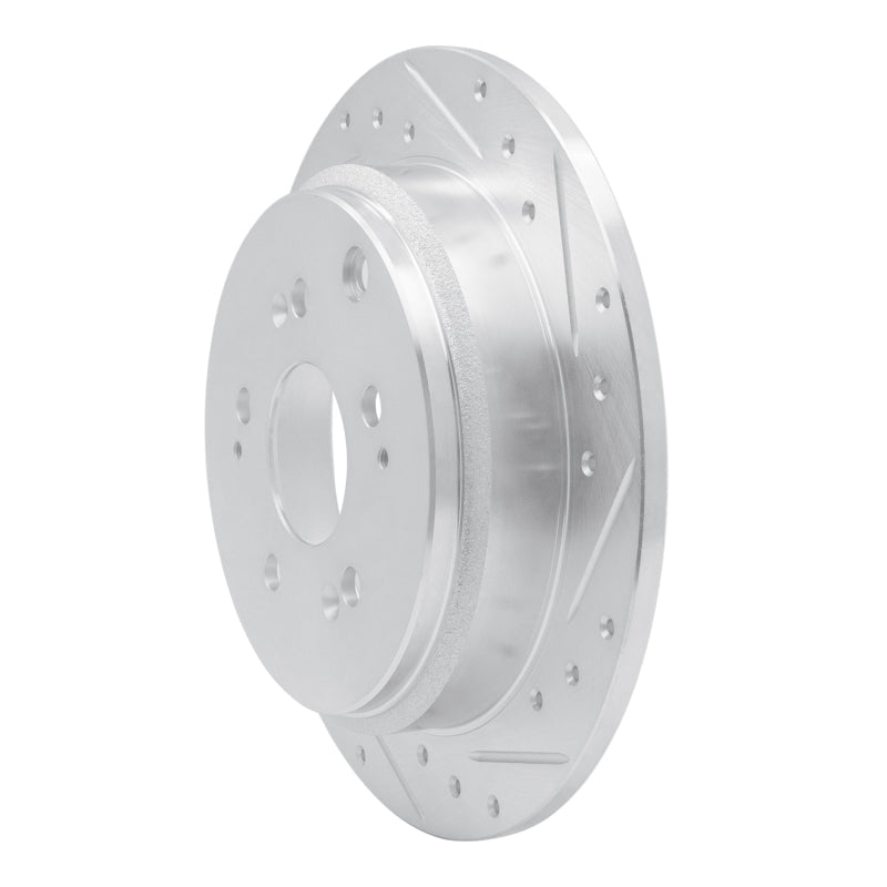 R1 Concepts Honda Odyssey 2005 - 2010 Rear Right Drilled & Slotted Silver Brake Rotor - Part  RNCEDZ - 59050R | rncEDZ - 59050R - JDMuscleSPK977297