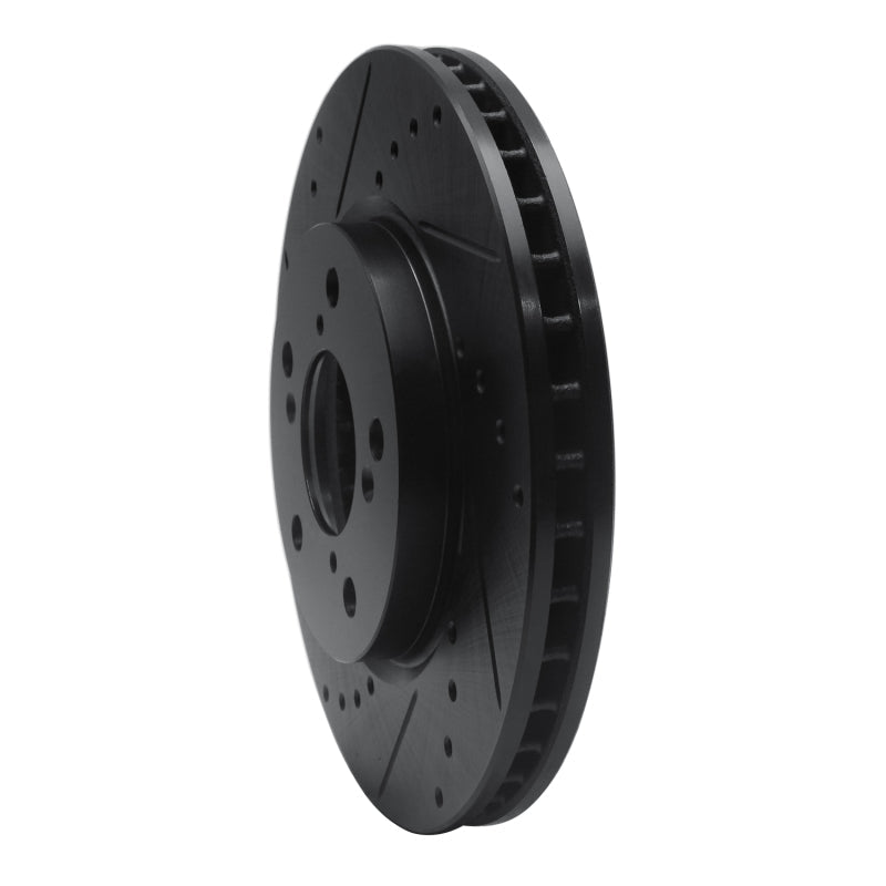 R1 Concepts Honda Odyssey Front Left Drilled & Slotted Brake Rotor (Part rncECB - 59049L) | rncECB - 59049L - JDMuscleSPK975944