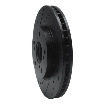 R1 Concepts Honda Odyssey Front Left Drilled & Slotted Brake Rotor (Part rncECB - 59049L) | rncECB - 59049L - JDMuscleSPK975944