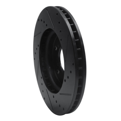R1 Concepts Honda Odyssey Front Left Drilled & Slotted Brake Rotor (Part rncECB - 59049L) | rncECB - 59049L - JDMuscleSPK975944
