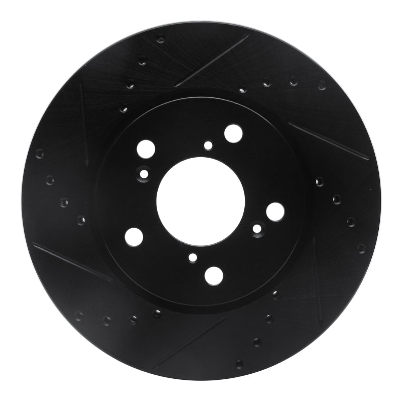 R1 Concepts Honda Odyssey Front Left Drilled & Slotted Brake Rotor (Part rncECB - 59049L) | rncECB - 59049L - JDMuscleSPK975944