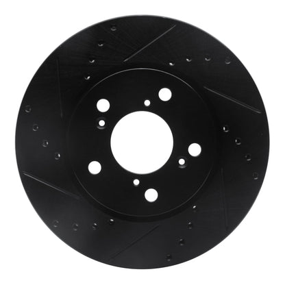 R1 Concepts Honda Odyssey Front Left Drilled & Slotted Brake Rotor (Part rncECB - 59049L) | rncECB - 59049L - JDMuscleSPK975944
