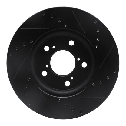 R1 Concepts Honda Odyssey Front Left Drilled & Slotted Brake Rotor (Part rncECB - 59049L) | rncECB - 59049L - JDMuscleSPK975944