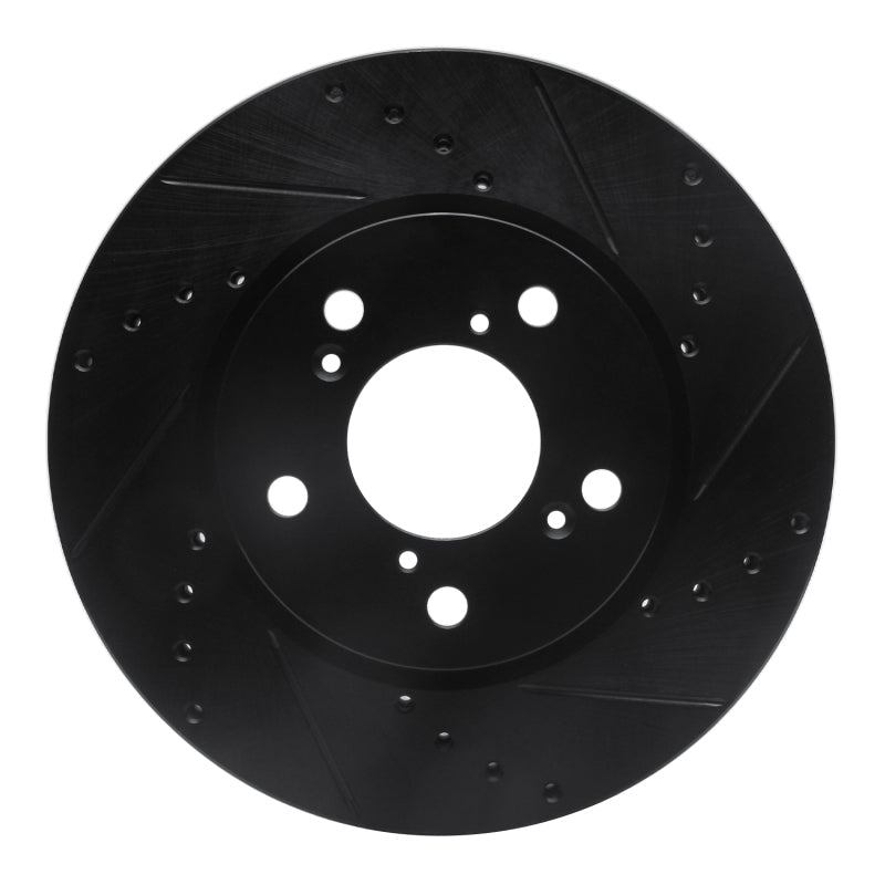 R1 Concepts Honda Odyssey Front Right Drilled & Slotted Brake Rotor (Part No. RNC - ECB - 59049R) | rncECB - 59049R - JDMuscleSPK975945