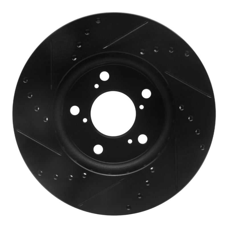 R1 Concepts Honda Odyssey Front Right Drilled & Slotted Brake Rotor (Part No. RNC - ECB - 59049R) | rncECB - 59049R - JDMuscleSPK975945