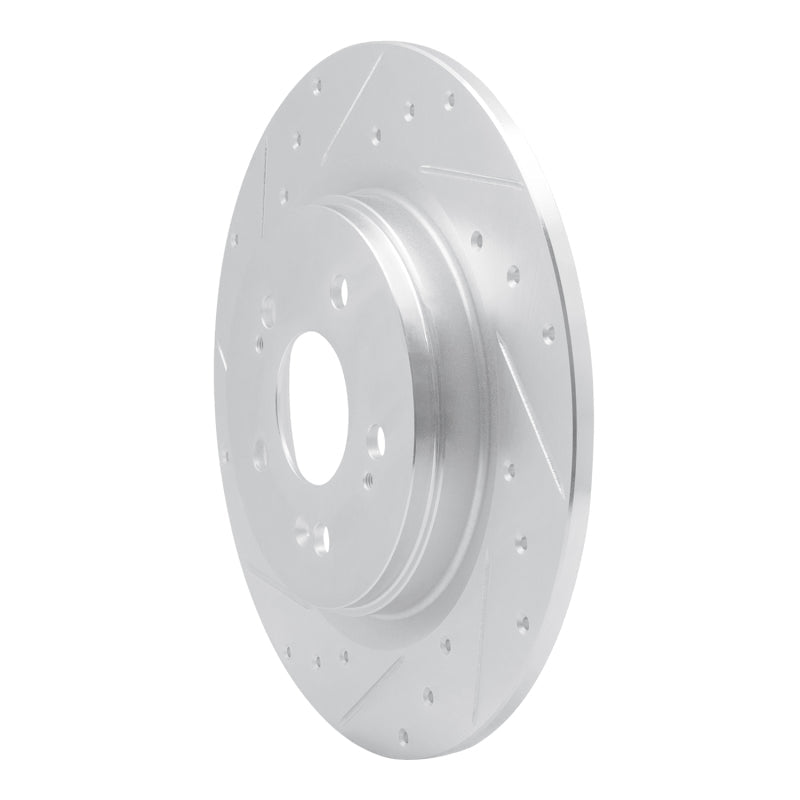 R1 Concepts Honda Odyssey Rear Left Drilled & Slotted Silver Brake Rotor (Part rncEDZ - 59066L) | rncEDZ - 59066L - JDMuscleSPK986496