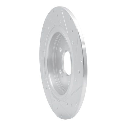 R1 Concepts Honda Odyssey Rear Left Drilled & Slotted Silver Brake Rotor (Part rncEDZ - 59066L) | rncEDZ - 59066L - JDMuscleSPK986496
