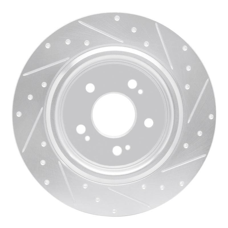 R1 Concepts Honda Odyssey Rear Left Drilled & Slotted Silver Brake Rotor (Part rncEDZ - 59066L) | rncEDZ - 59066L - JDMuscleSPK986496