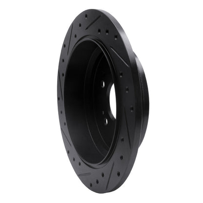 R1 Concepts Honda Odyssey Rear Right Drilled & Slotted Brake Rotor - Black | rncECB - 59050R - JDMuscleSPK975947
