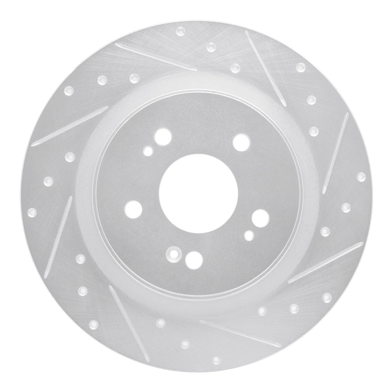 R1 Concepts Honda Odyssey Rear Right Drilled & Slotted Silver Brake Rotor (Part rncEDZ - 59066R) | rncEDZ - 59066R - JDMuscleSPK986497