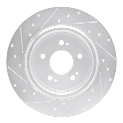 R1 Concepts Honda Odyssey Rear Right Drilled & Slotted Silver Brake Rotor (Part rncEDZ - 59066R) | rncEDZ - 59066R - JDMuscleSPK986497