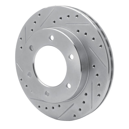 R1 Concepts Honda Passport Front Left Drilled & Slotted Brake Rotor - Silver Finish | rncEDZ - 37010L - JDMuscleSPK985189