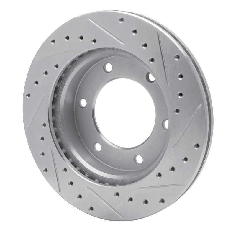 R1 Concepts Honda Passport Front Left Drilled & Slotted Brake Rotor - Silver Finish | rncEDZ - 37010L - JDMuscleSPK985189