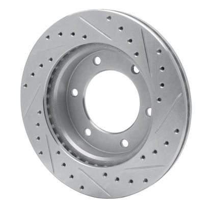 R1 Concepts Honda Passport Front Left Drilled & Slotted Brake Rotor - Silver Finish | rncEDZ - 37010L - JDMuscleSPK985189