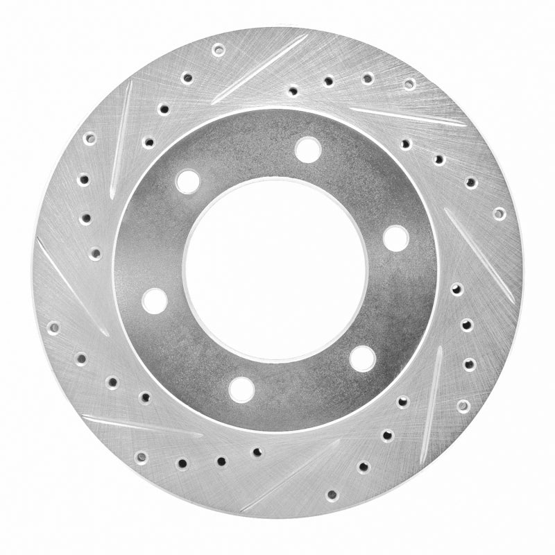 R1 Concepts Honda Passport Front Left Drilled & Slotted Brake Rotor - Silver Finish | rncEDZ - 37010L - JDMuscleSPK985189