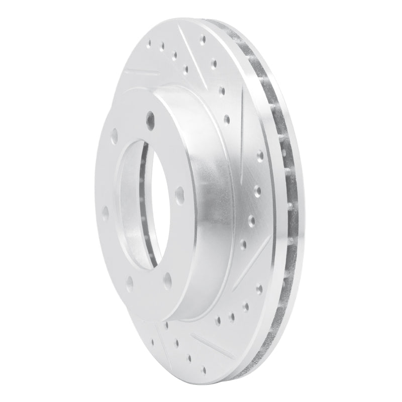 R1 Concepts Honda Passport Front Right Drilled & Slotted Silver Brake Rotor (Part Number: RNCEDZ - 37010R) | rncEDZ - 37010R - JDMuscleSPK985190