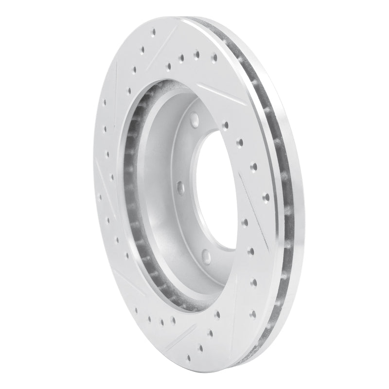R1 Concepts Honda Passport Front Right Drilled & Slotted Silver Brake Rotor (Part Number: RNCEDZ - 37010R) | rncEDZ - 37010R - JDMuscleSPK985190