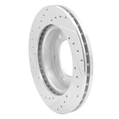 R1 Concepts Honda Passport Front Right Drilled & Slotted Silver Brake Rotor (Part Number: RNCEDZ - 37010R) | rncEDZ - 37010R - JDMuscleSPK985190