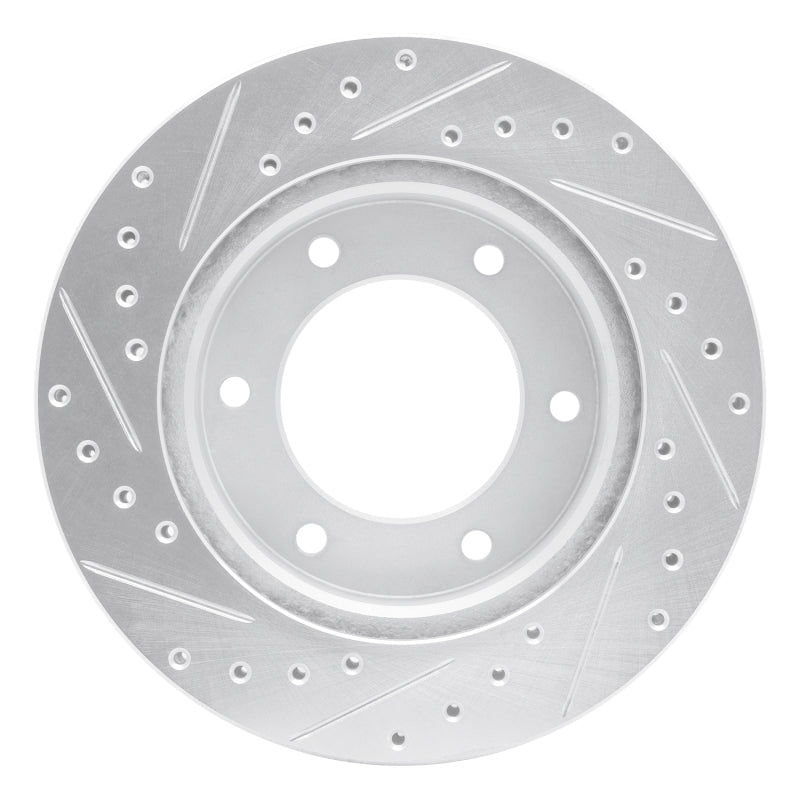 R1 Concepts Honda Passport Front Right Drilled & Slotted Silver Brake Rotor (Part Number: RNCEDZ - 37010R) | rncEDZ - 37010R - JDMuscleSPK985190