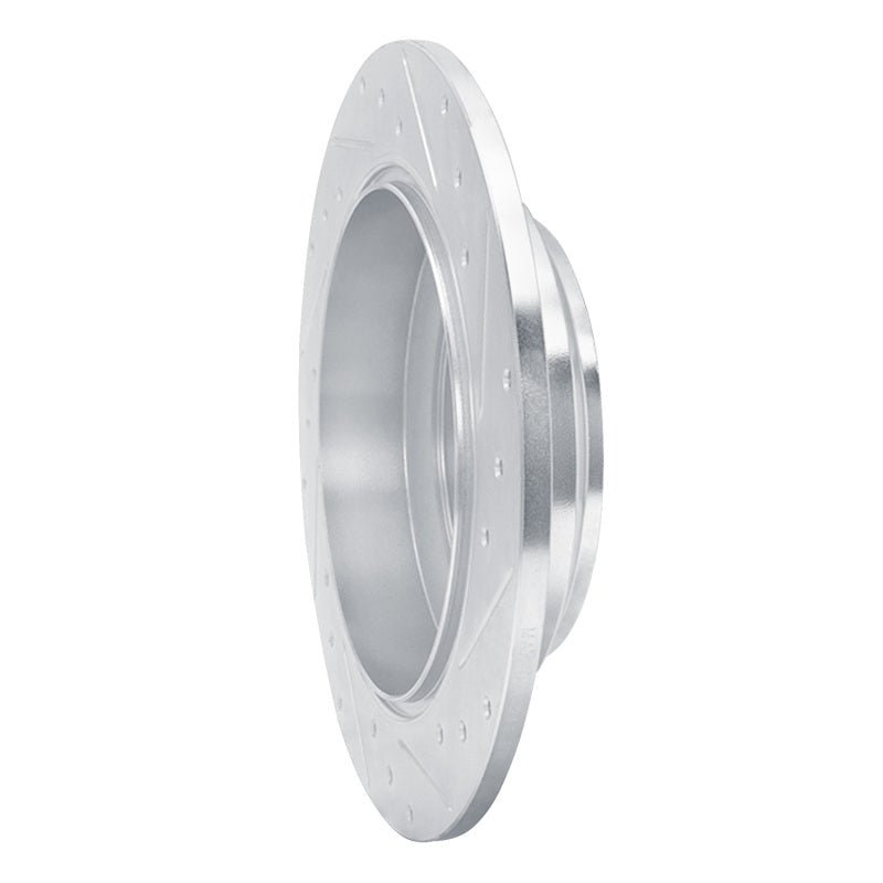 R1 Concepts Honda Pilot Rear Left Drilled & Slotted Silver Brake Rotor (Part Number: RNCEDZ - 59062L) | rncEDZ - 59062L - JDMuscleSPK986490