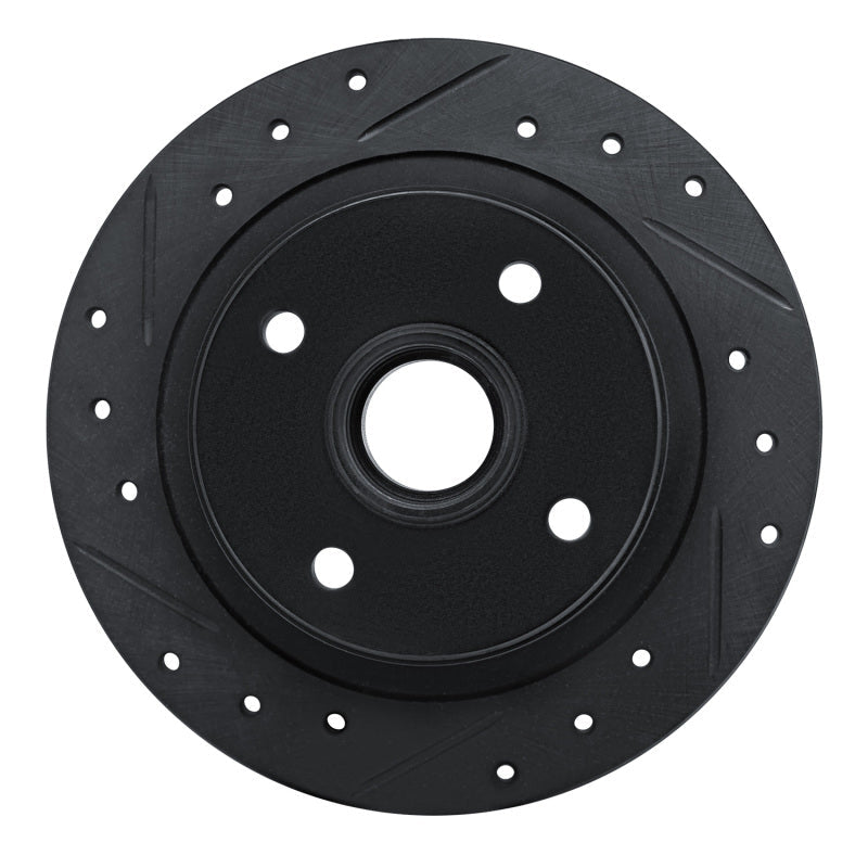 R1 Concepts Honda Prelude 1984 - 1987 Rear Left Drilled & Slotted Brake Rotor | rncECB - 59010L - JDMuscleSPK983079