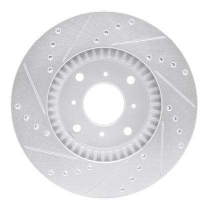 R1 Concepts Honda Prelude Front Right Drilled & Slotted Brake Rotor (1992 - 1996) | rncEDZ - 59022R - JDMuscleSPK986450