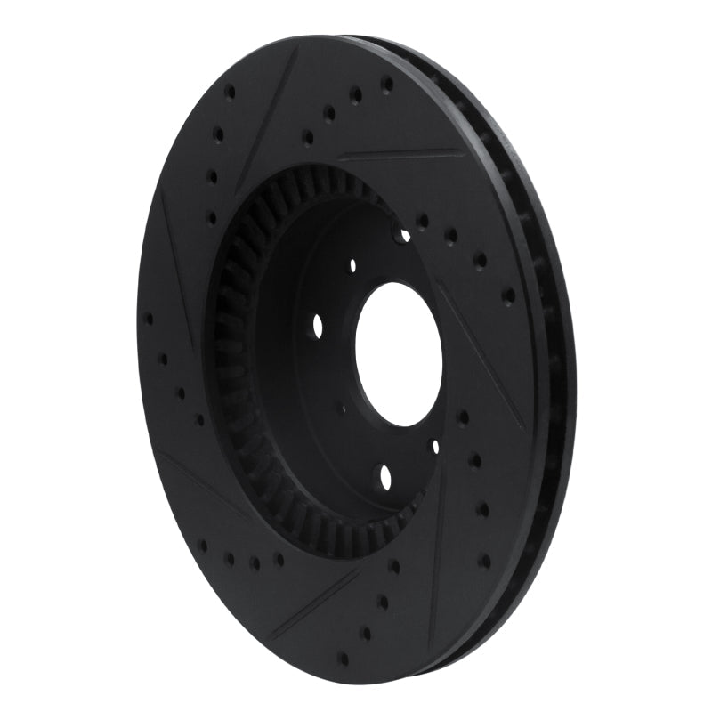 R1 Concepts Honda Prelude Front Right Drilled & Slotted Brake Rotor (Part rncECB - 59022R) | rncECB - 59022R - JDMuscleSPK975902