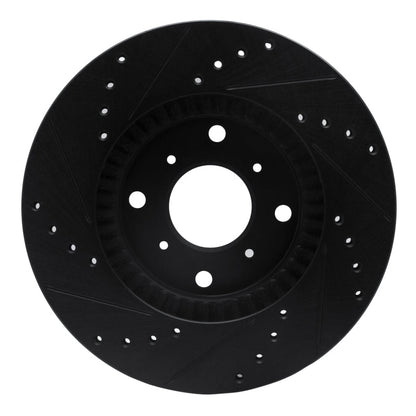 R1 Concepts Honda Prelude Front Right Drilled & Slotted Brake Rotor (Part rncECB - 59022R) | rncECB - 59022R - JDMuscleSPK975902