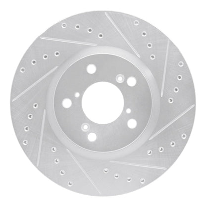 R1 Concepts Honda Ridgeline Front Right Drilled & Slotted Silver Brake Rotor (Part rncEDZ - 59051R) | rncEDZ - 59051R - JDMuscleSPK986477