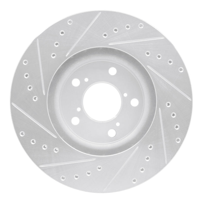 R1 Concepts Honda Ridgeline Front Right Drilled & Slotted Silver Brake Rotor (Part rncEDZ - 59051R) | rncEDZ - 59051R - JDMuscleSPK986477