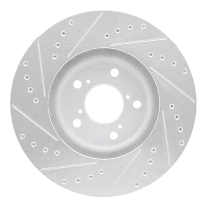 R1 Concepts Honda Ridgeline Front Right Drilled & Slotted Silver Brake Rotor (Part rncEDZ - 59051R) | rncEDZ - 59051R - JDMuscleSPK986477