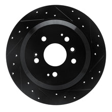 R1 Concepts Honda Ridgeline Rear Right Drilled & Slotted Black Brake Rotor (Part Number: RNC - ECB - 59062R) | rncECB - 59062R - JDMuscleSPK975963
