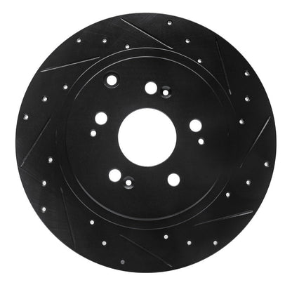 R1 Concepts Honda Ridgeline Rear Right Drilled & Slotted Brake Rotor (Part rncECB - 59052R) | rncECB - 59052R - JDMuscleSPK975951