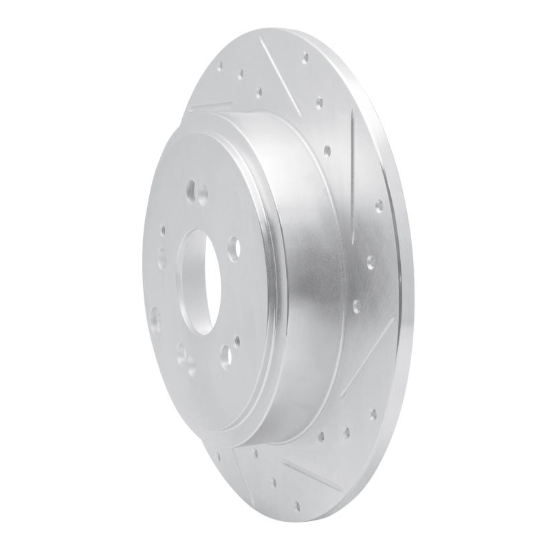 R1 Concepts Honda Ridgeline Rear Right Drilled & Slotted Silver Brake Rotor (Part rncEDZ - 59052R) | rncEDZ - 59052R - JDMuscleSPK986479