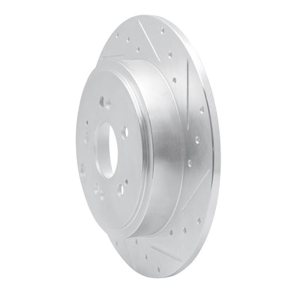 R1 Concepts Honda Ridgeline Rear Right Drilled & Slotted Silver Brake Rotor (Part rncEDZ - 59052R) | rncEDZ - 59052R - JDMuscleSPK986479
