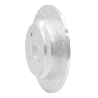 R1 Concepts Honda Ridgeline Rear Right Drilled & Slotted Silver Brake Rotor (Part rncEDZ - 59062R) | rncEDZ - 59062R - JDMuscleSPK986491