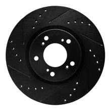 R1 Concepts Honda S2000 Front Left Drilled & Slotted Black Brake Rotor - Part rncECB - 59027L | rncECB - 59027L - JDMuscleSPK975911