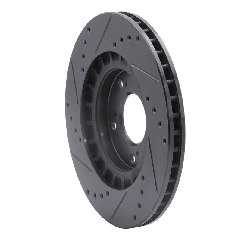 R1 Concepts Honda S2000 Front Right Drilled & Slotted Brake Rotor (Part Number: rncECB - 59027R) | rncECB - 59027R - JDMuscleSPK975912