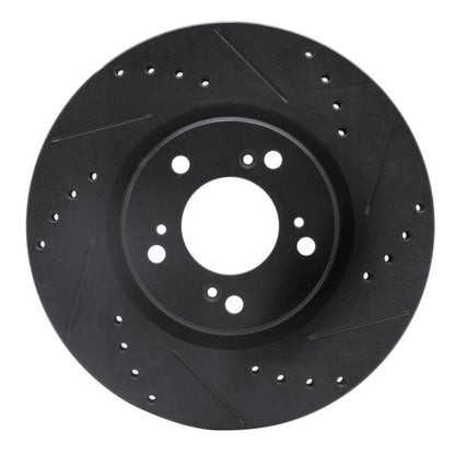 R1 Concepts Honda S2000 Front Right Drilled & Slotted Brake Rotor (Part Number: rncECB - 59027R) | rncECB - 59027R - JDMuscleSPK975912