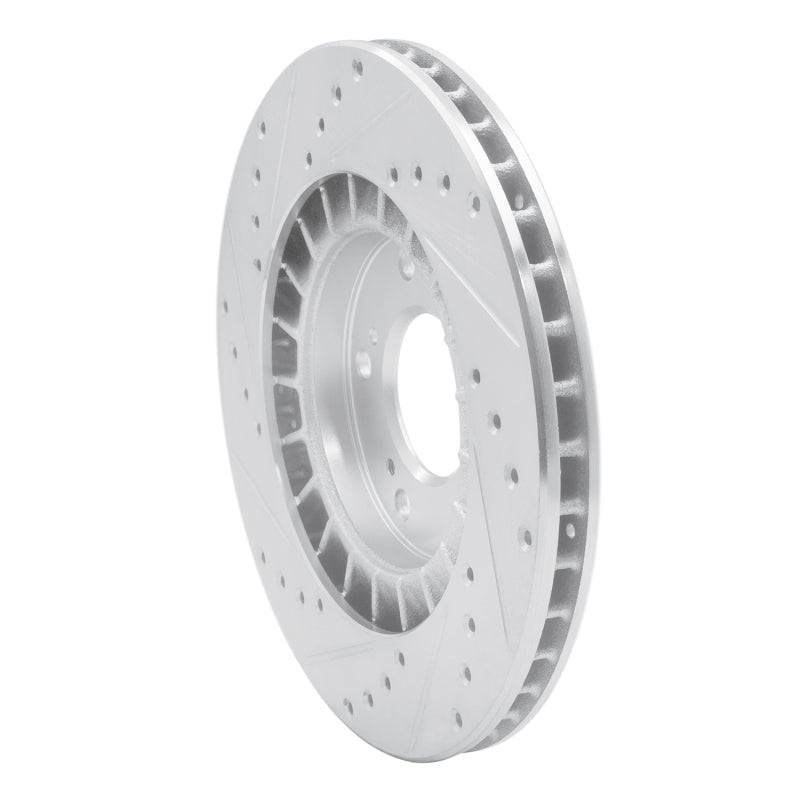 R1 Concepts Honda S2000 Front Right Drilled & Slotted Silver Brake Rotor (Part Number: rncEDZ - 59027R) | rncEDZ - 59027R - JDMuscleSPK977278