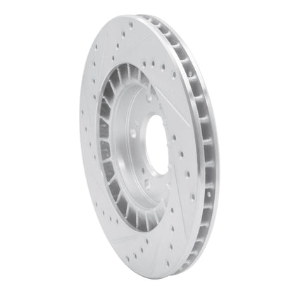 R1 Concepts Honda S2000 Front Right Drilled & Slotted Silver Brake Rotor (Part Number: rncEDZ - 59027R) | rncEDZ - 59027R - JDMuscleSPK977278