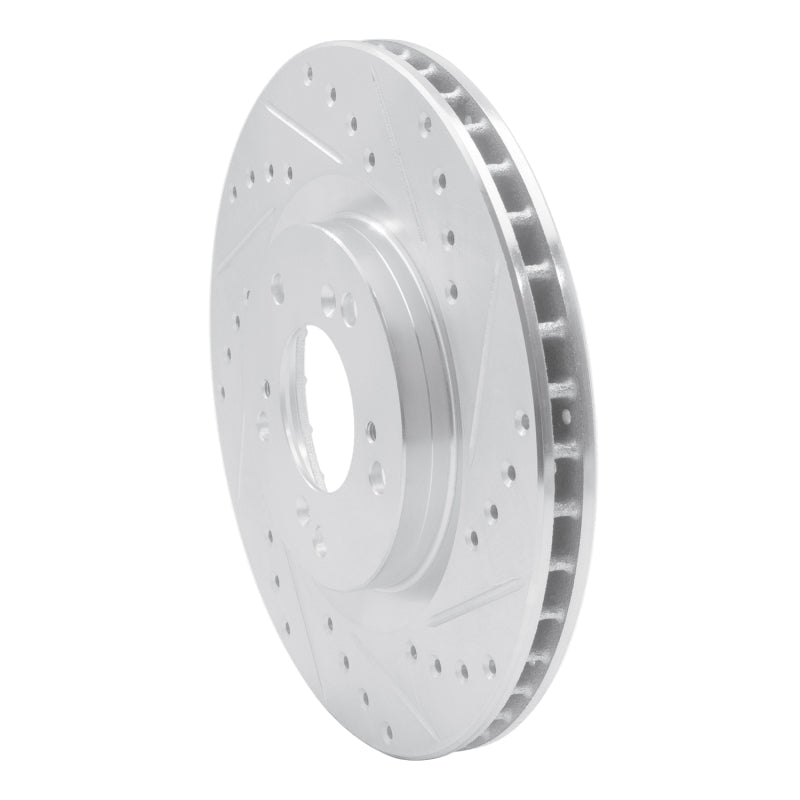 R1 Concepts Honda S2000 Front Right Drilled & Slotted Silver Brake Rotor (Part Number: rncEDZ - 59027R) | rncEDZ - 59027R - JDMuscleSPK977278