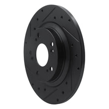 R1 Concepts Honda S2000 Rear Left Drilled & Slotted Brake Rotor – Black Finish, Part Number RNC - ECB - 59028L | rncECB - 59028L - JDMuscleSPK975913