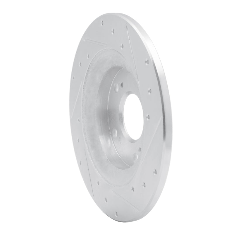 R1 Concepts Honda S2000 Rear Left Drilled & Slotted Silver Brake Rotor (Part rncEDZ - 59028L) | rncEDZ - 59028L - JDMuscleSPK977279