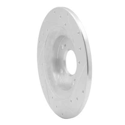R1 Concepts Honda S2000 Rear Left Drilled & Slotted Silver Brake Rotor (Part rncEDZ - 59028L) | rncEDZ - 59028L - JDMuscleSPK977279