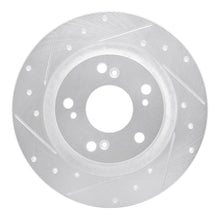 R1 Concepts Honda S2000 Rear Left Drilled & Slotted Silver Brake Rotor (Part rncEDZ - 59028L) | rncEDZ - 59028L - JDMuscleSPK977279