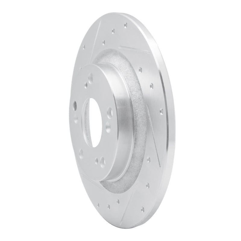 R1 Concepts Honda S2000 Rear Left Drilled & Slotted Silver Brake Rotor (Part rncEDZ - 59028L) | rncEDZ - 59028L - JDMuscleSPK977279